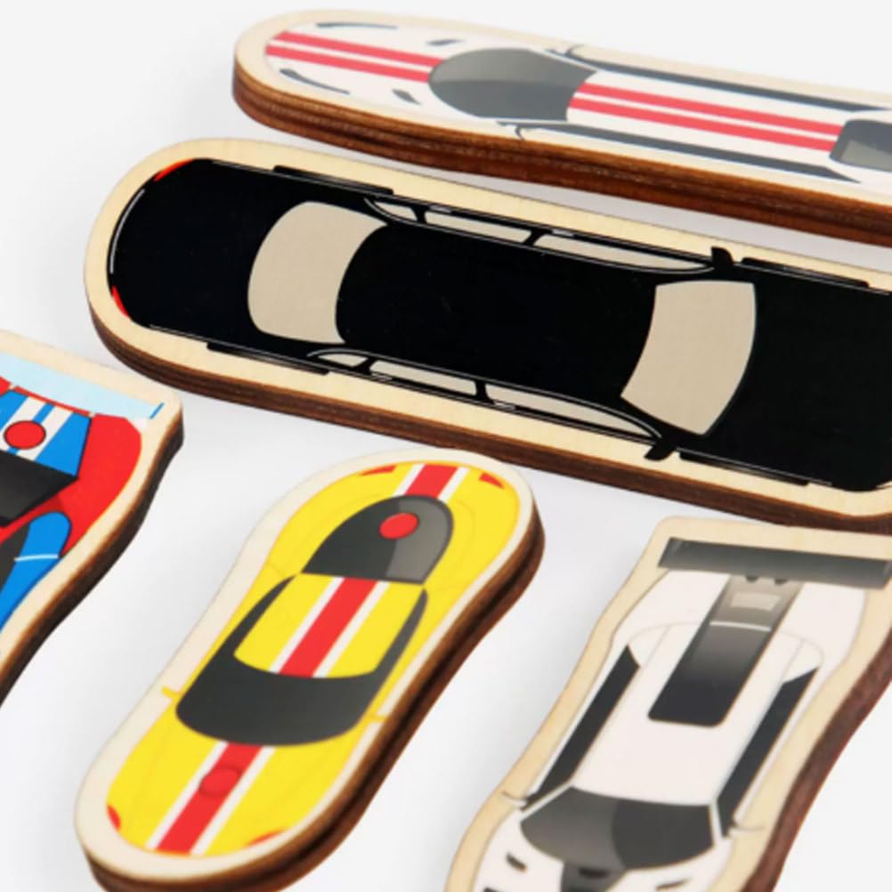 Jeu Puzzle logique d'évasion Bois Montessori Voiture