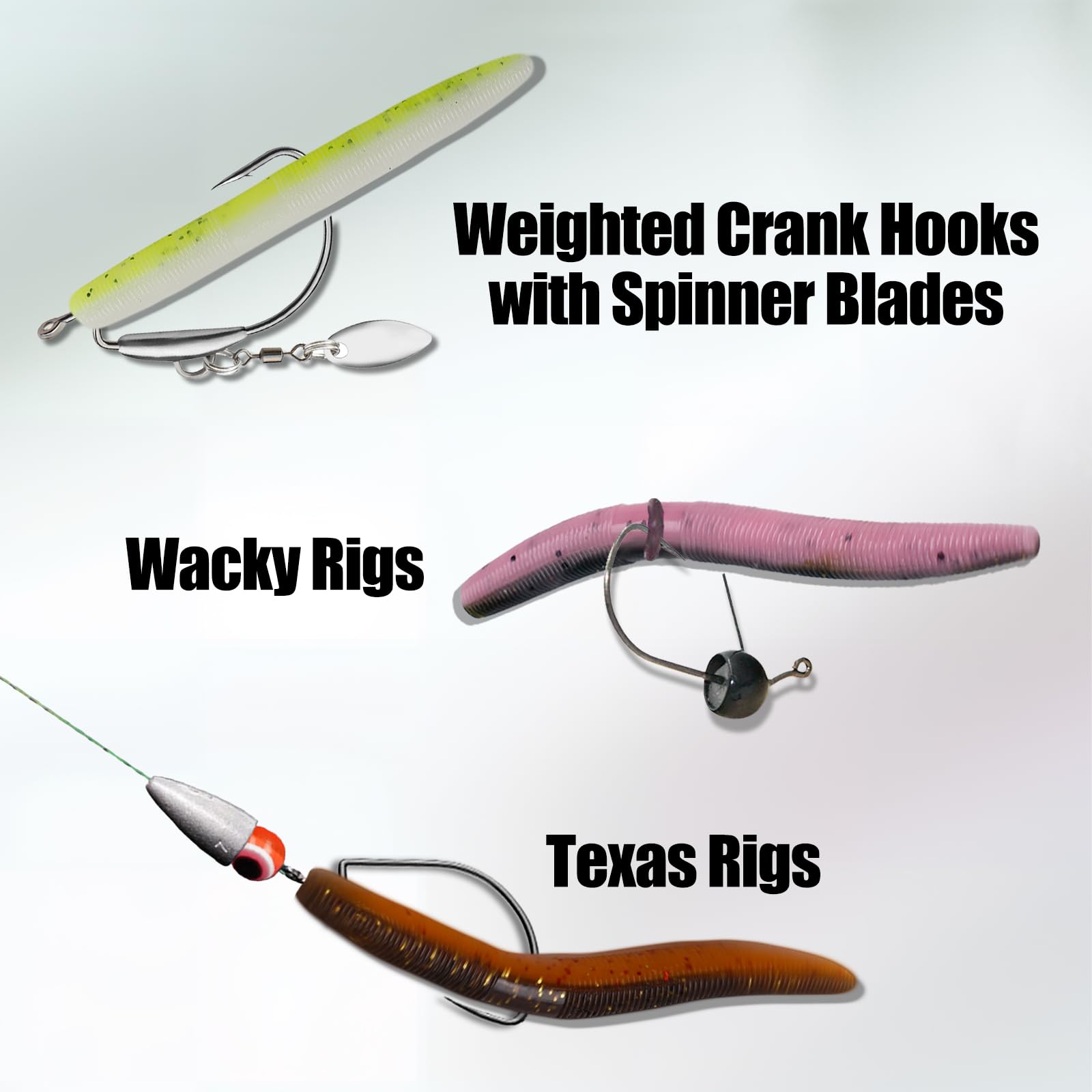 Senko Worms pour la pêche au Bar Appâts Souples salés avec Fente pour hameçon pour la pêche en mer 3,94 Pouces 30 pièces FS/RE-03