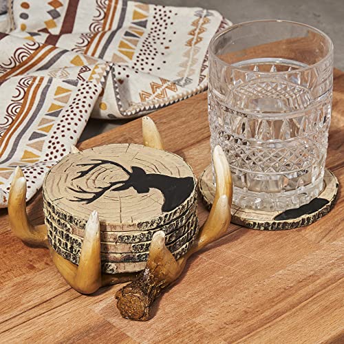 Deerantlercoasters6fullsizerusticcoastersforlogcabindecorhuntingdecordeerantlerdecor Urban Country Home Decor Deer antler coasters 6 full size rustic coasters for log cabin decor hunting decor deer antler decor urban country home decor