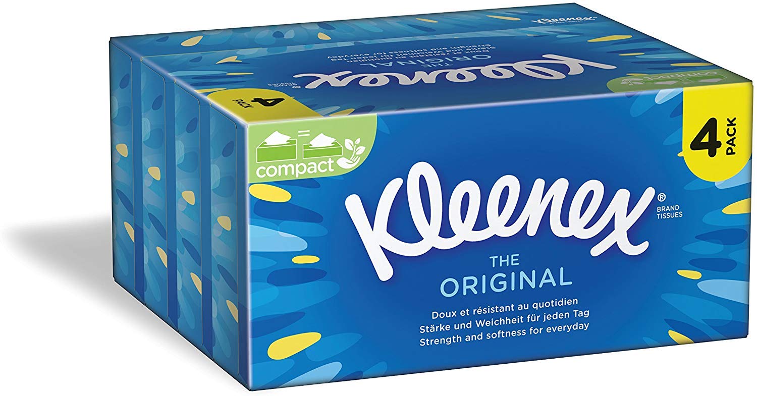 Kleenex The Original Facial Tissues 64's 3 Ply Pack of 4 Amazon.in