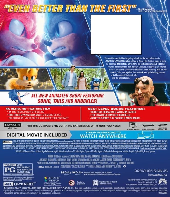 Sonic The Hedgehog 2 [4K UHD] image 3