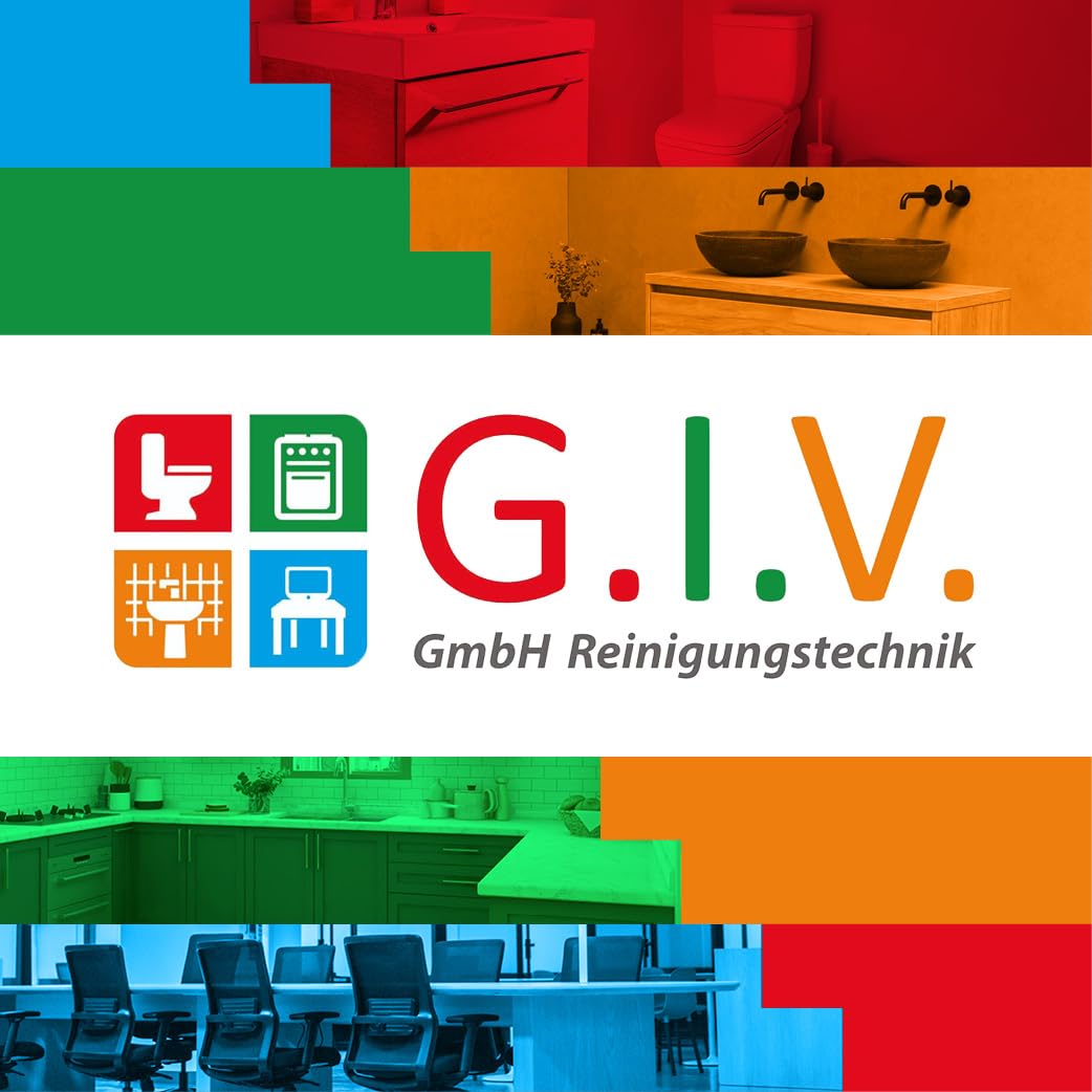 G.I.V. 50x Mikrofaser Reinigungstücher Hellblau 250gsm - Microfasertücher 40x40cm, Streifenfrei & Saugstark - Lappen für Haushalt, Gastronomie, Auto, Werkstatt - Putztücher 4-Farb-System