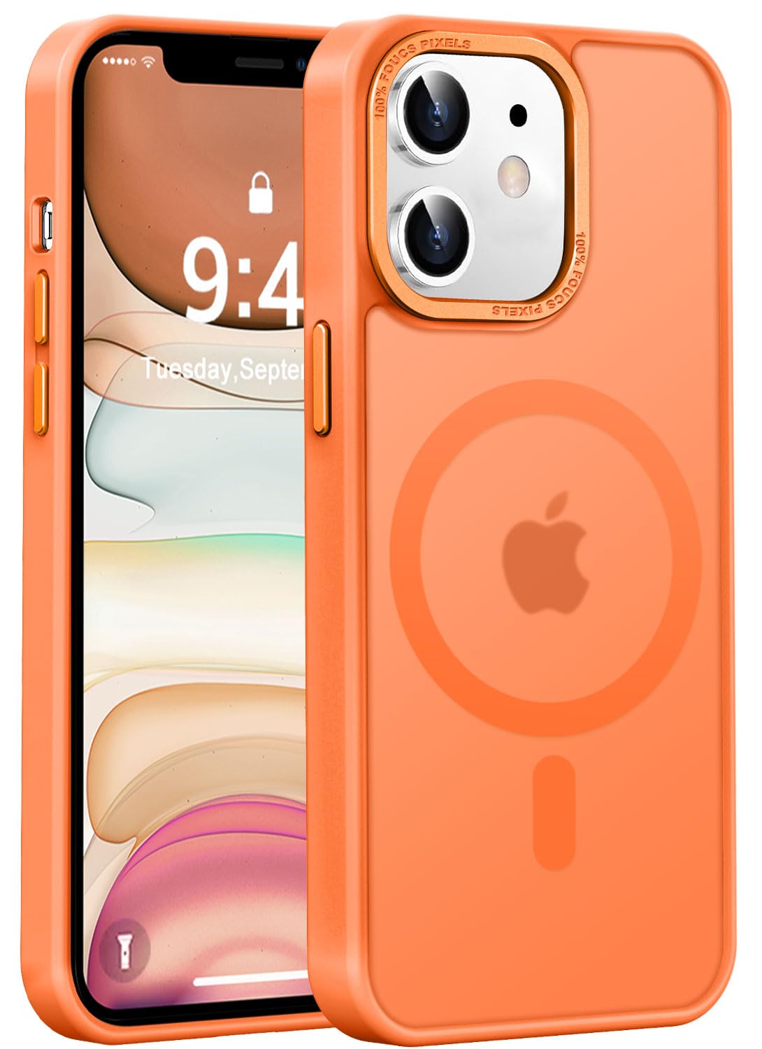 Newfuture Strong Magnetic Compatible with iPhone 17 Pro Case [13 FT Military Drop Protection] [Compatible with Magsafe] Slim Translucent Matte Shockproof with Anti-Fingerprint Phone Case, Tender Pink — view 176