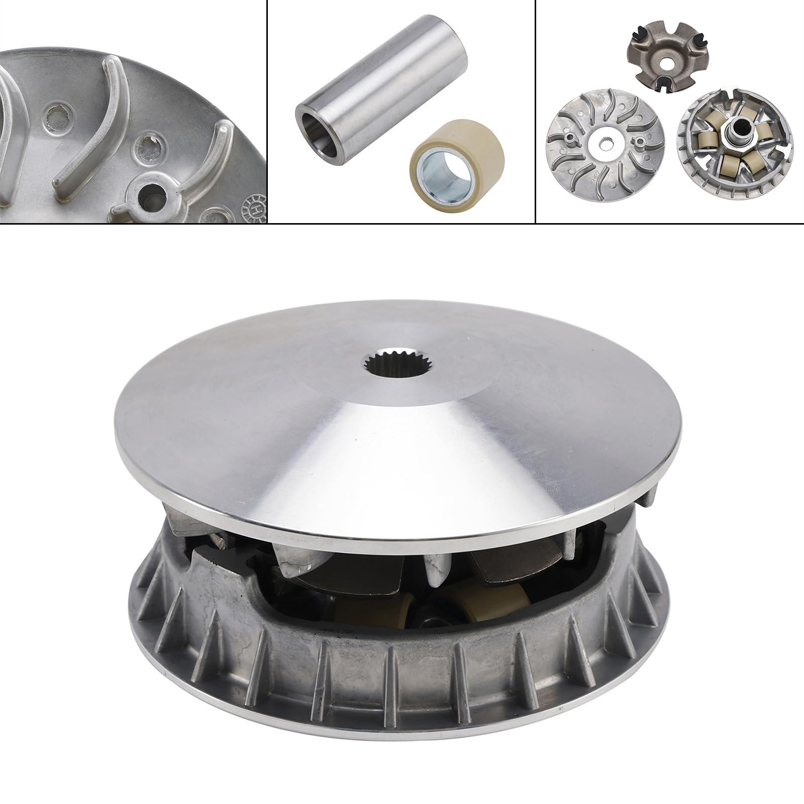 Kit Variateur Embrayage Avant 22102-KHE7-900 22110-KHE7-900 pour Kymco Bet&Win 250 Ego Grand Dink KXR Maxxer MXU People GTI Xciting Yager Pièces Moto Métal Neuf