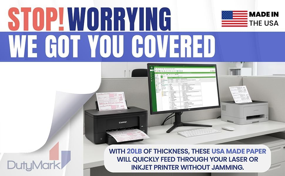 1096 Transmittal Tax Forms 2025, 25 Pack of 1096 Summary Laser Tax Forms, Compatible with QuickBooks and Accounting Software, Use for 1099 NEC, MISC, INT, and Other 1099 Forms