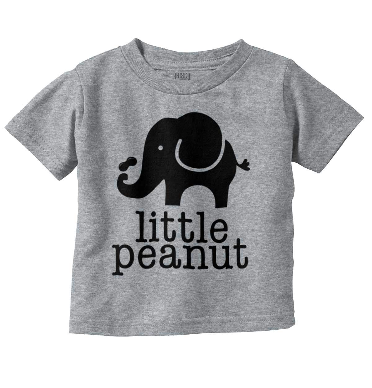 Little Peanut Cute Lil Elephant Lover Toddler Boy Girl T Shirt