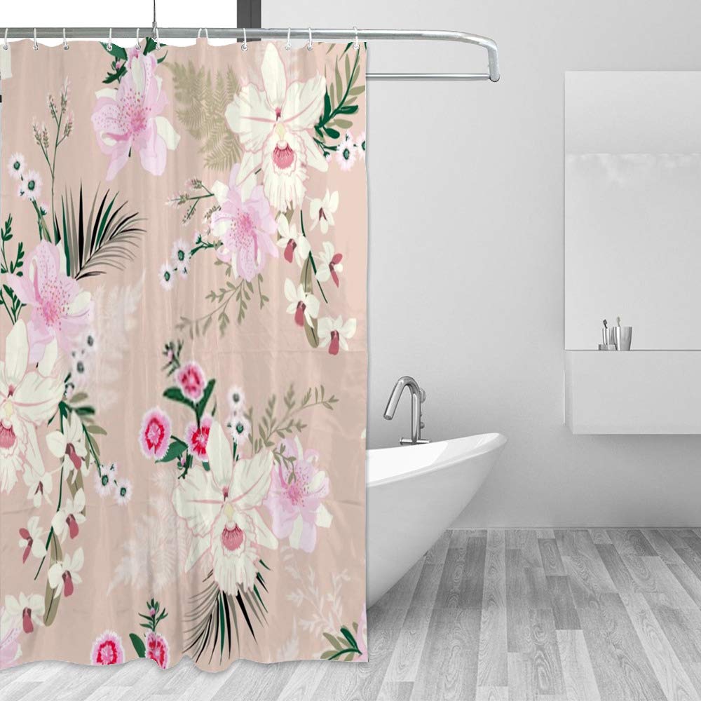 Rideau de douche imperméable 66x72 anti-inondation pour sol sec