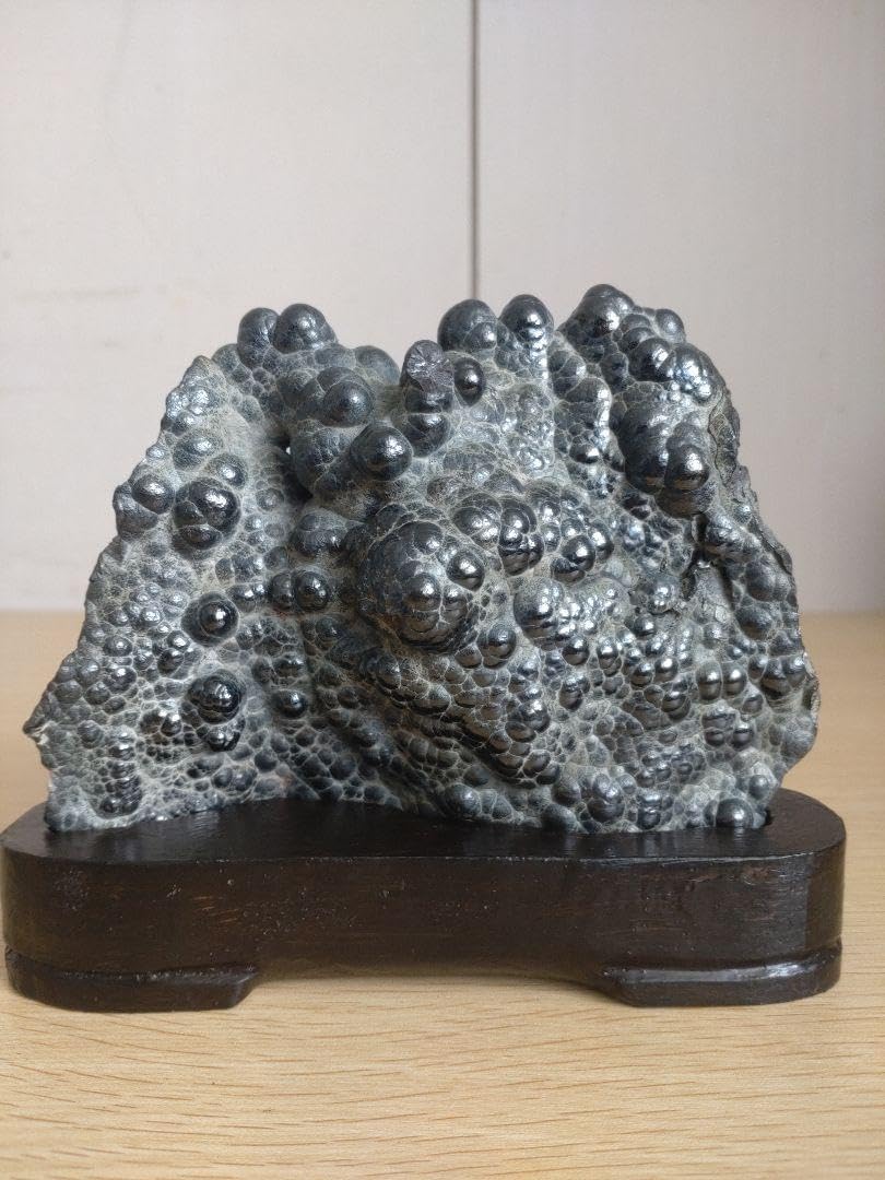 【希少　大きめ】ヘマタイト　腎臓状赤鉄鉱　瘤状結晶　原石　クラスター　瘤　杢　塊 大きめヘマタイト 腎臓状赤鉄鉱 瘤状結晶 原石 クラスター 瘤 杢