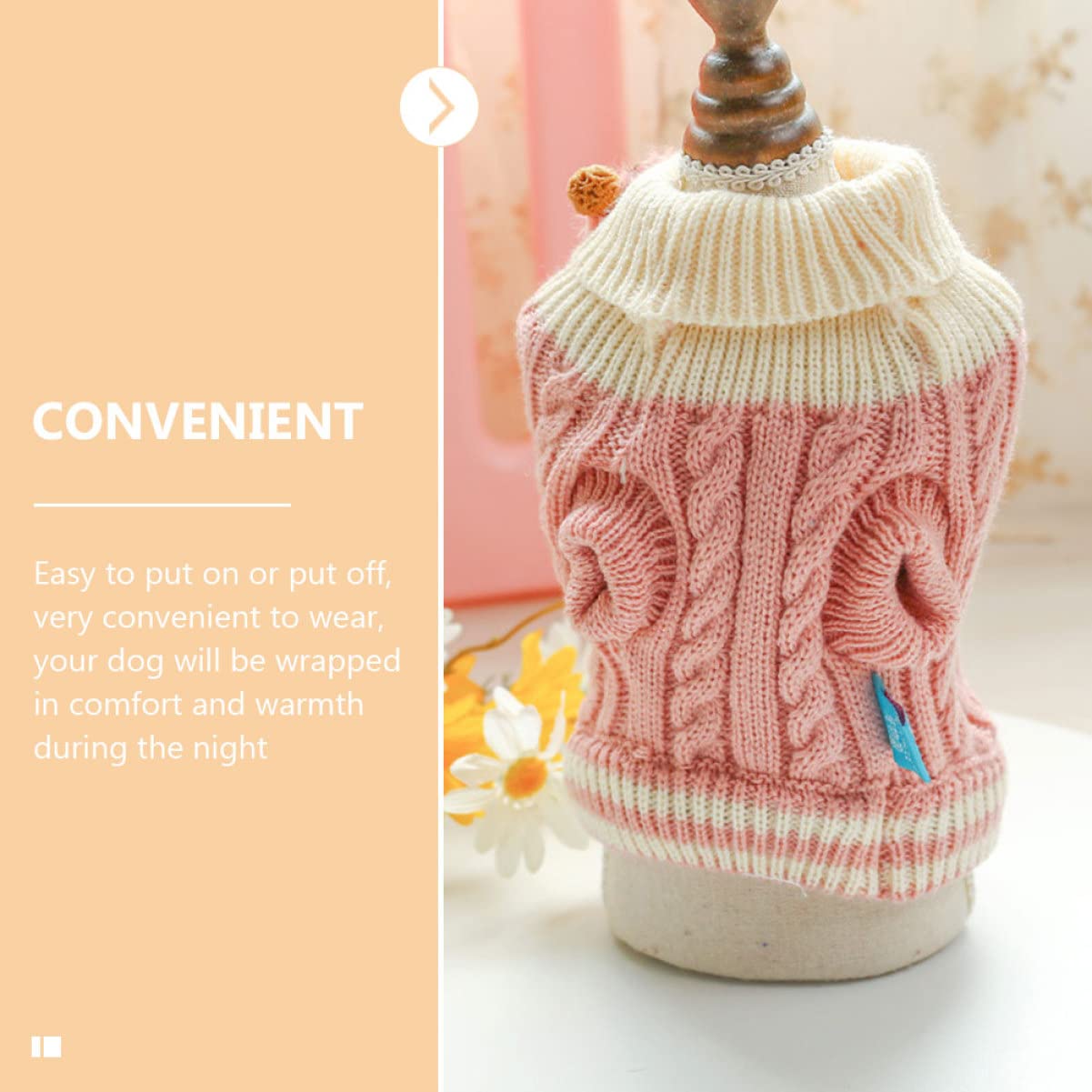 BESPORTBLE 3pièces Pull pour Chiens Et Hiver Pull Et avec Design Cartoon Vêtements Confortables pour Animaux