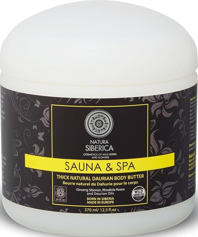 Manteiga corporal Natura Siberica Sauna & SPA Natural Rich Daurian Active Organics, 370 mL