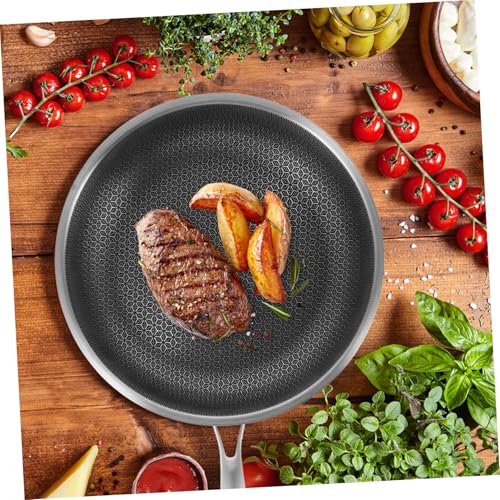 Sartén wok portátil de acero inoxidable antiadherente 2.6 lb miniatura 6