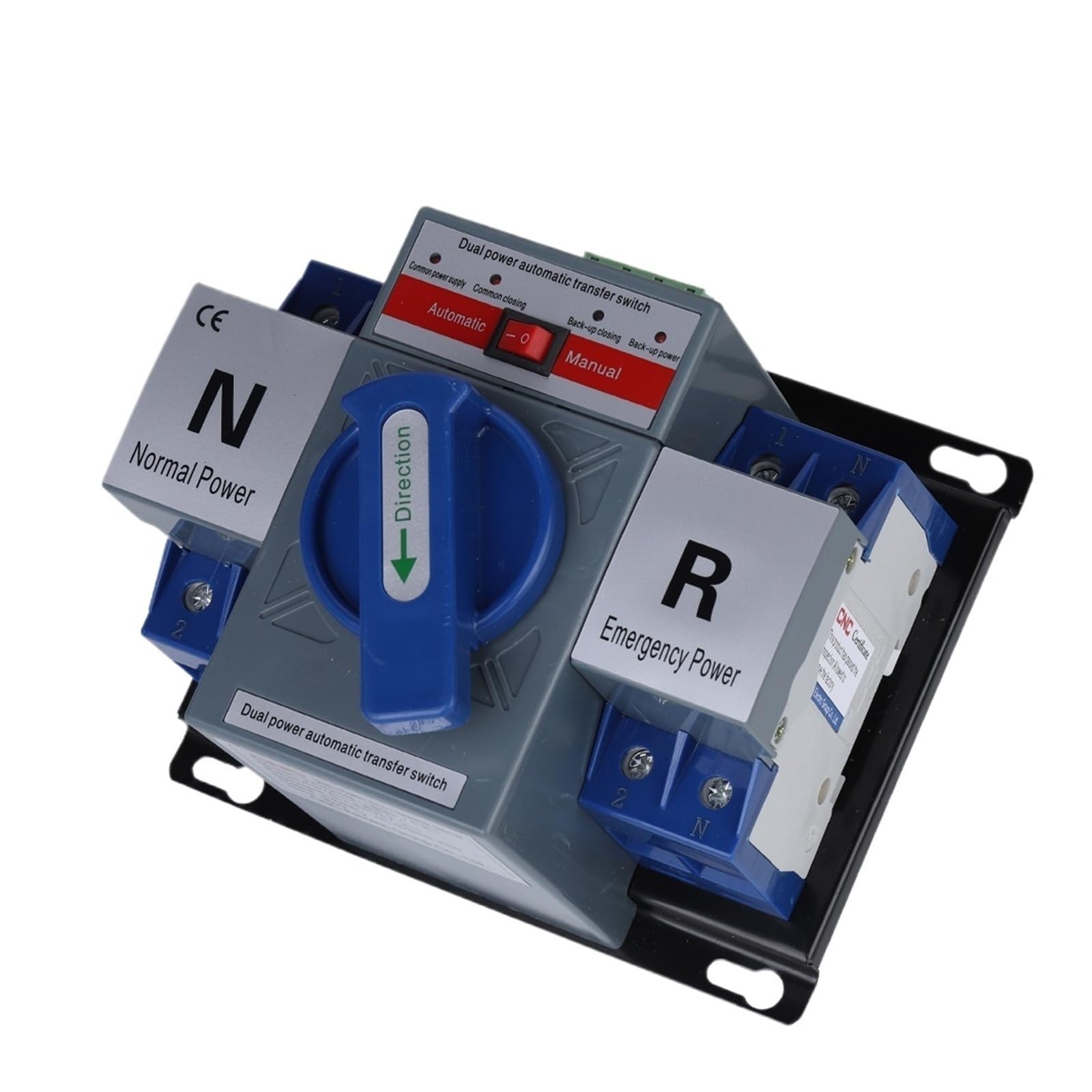YCQ3B-63 2P/4P 63A Commutatore di trasferimento automatico a doppia alimentazione AC230V/400V Selettori elettrici 50/60Hz