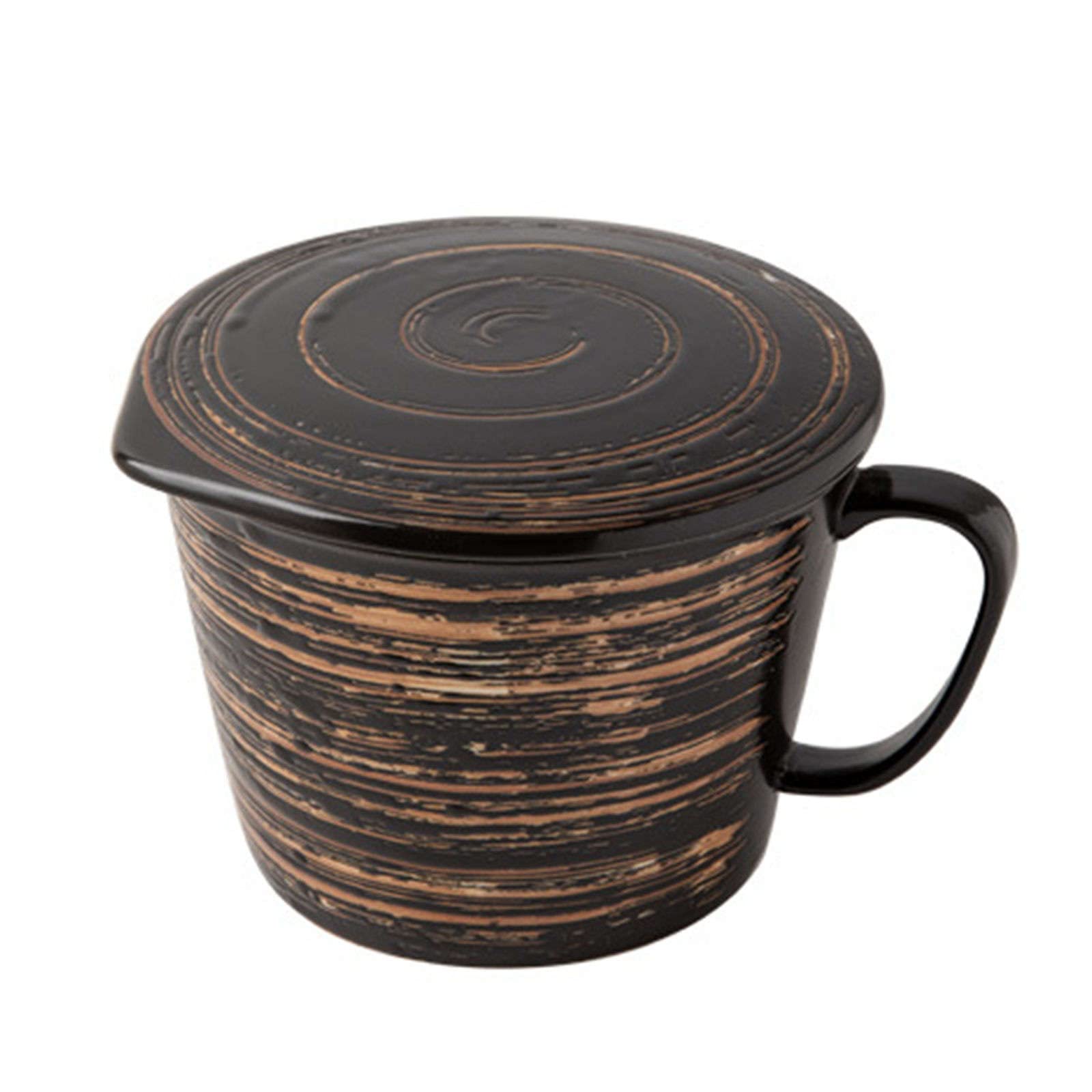 Cuenco para ensalada, cuencos para sopa, cuenco de ramen de cerámica con asa y tapa, taza grande para fideos con tapa, cuenco para sopa profundo apto para microondas.-azul-850 ml, 30 oz (Color : Whi