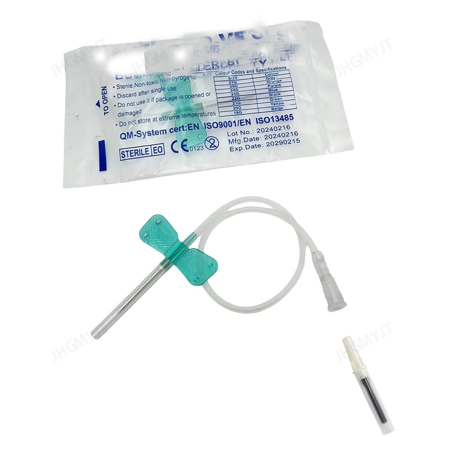 Veterinary Collection Needle 21g Winged Luer 50pcs