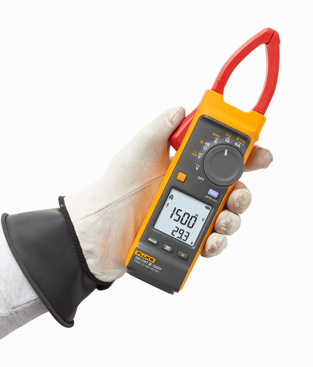 Fluke 393/E Zangenmessgerät AC/DC-Stromzange 1000V ac / 2500A ac, 1500V dc / 1000A dc