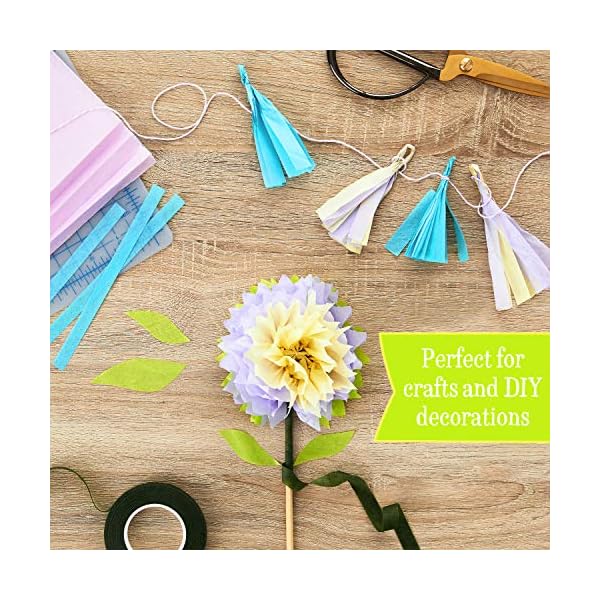 Hallmark 5TIS1096 Packung (Pastell-Regenbogen, 120 Blatt) Seidenpapier, Papier, Pastellfarben – Bild 5