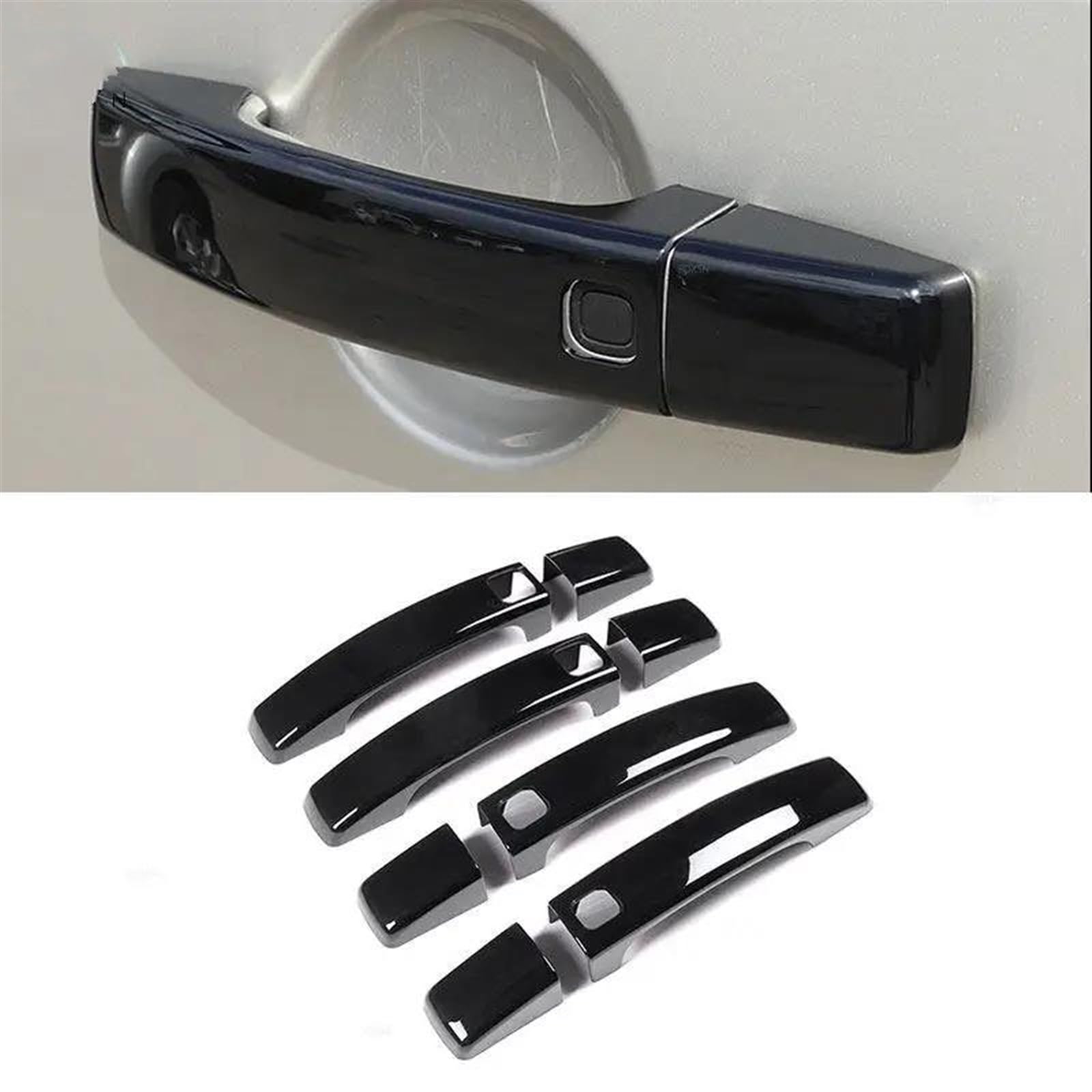 NOHEEU Car Exterior Door Handle Cover Replacement for Land Rover for Range Sport 2007-2013
