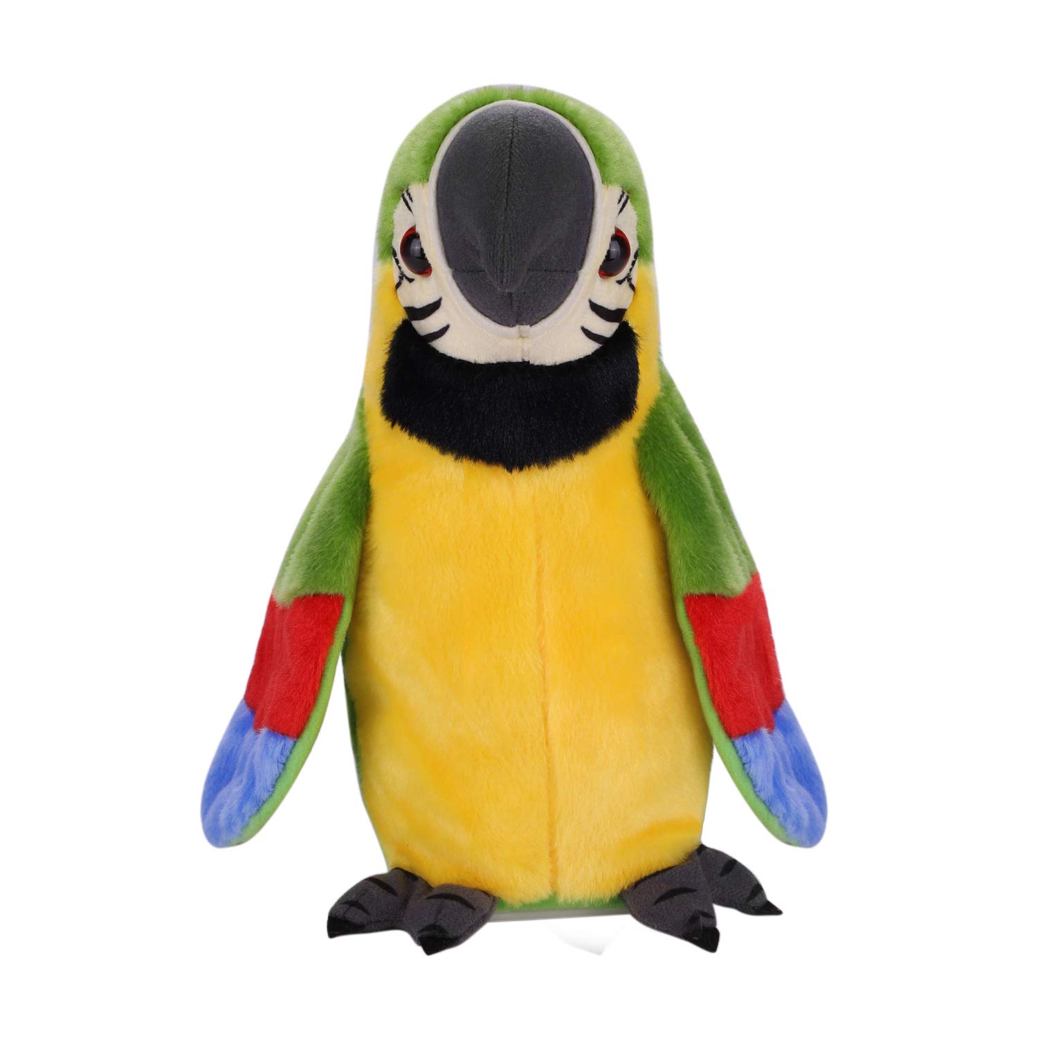 JNGUOSICN Talking Parrot, Interactive Repeating & Dancing Decorative Bird with Waving Wings - Image 2