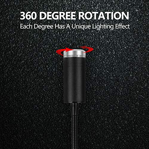 Aevdor Usb Star Light Sound Activated, 3 Colors + 9 Functional Modes, Car Ceiling Interior Light, Romantic Usb Night Light Decorations For Home Car Room Party Ceiling,Plug And Play (Red&Blue) #TOP7