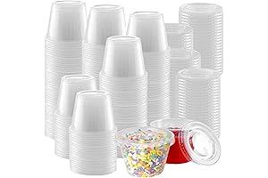 3oz Portion Cups with Lids 100 Count