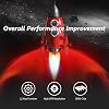 C-12 Wired USB Optical Gaming Mouse 12 Programmable Buttons Computer Gaming Mouse 4 Adjustable DPI 7 LED Lights