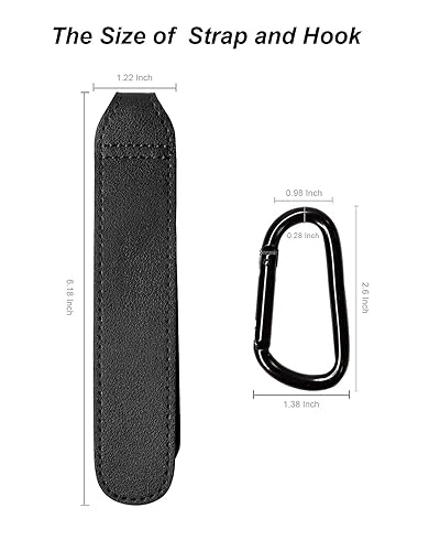 Miniatura 5 de Ganchos para cochecito de bebé, ganchos para colgar bolsas de pañales, ganchos multiusos para bolsas de compras de comestibles, correas de cuero