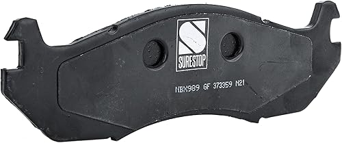 Miniatura 8 de Garage-Pro Juego de pastillas de freno delantero de 2 ruedas compatibles con Jeep CJ7 1985-1986, Jeep Scrambler 1985-1986, semimetálico