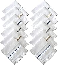 TOROFLY® 100% Cotton Premium Collection Handkerchiefs Hanky For Men - Large Size