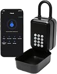 Smart Key Lock Box, Bluetooth Key Lock Box, Wall Mounted Smart with TTLock App, App Controlled Lock Box for Keys, IP65 Waterproof Key Box WiFi for Home, Office
