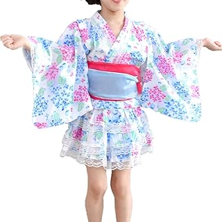 Amazon Co Jp 140 着物 浴衣 ガールズ 服 ファッション小物