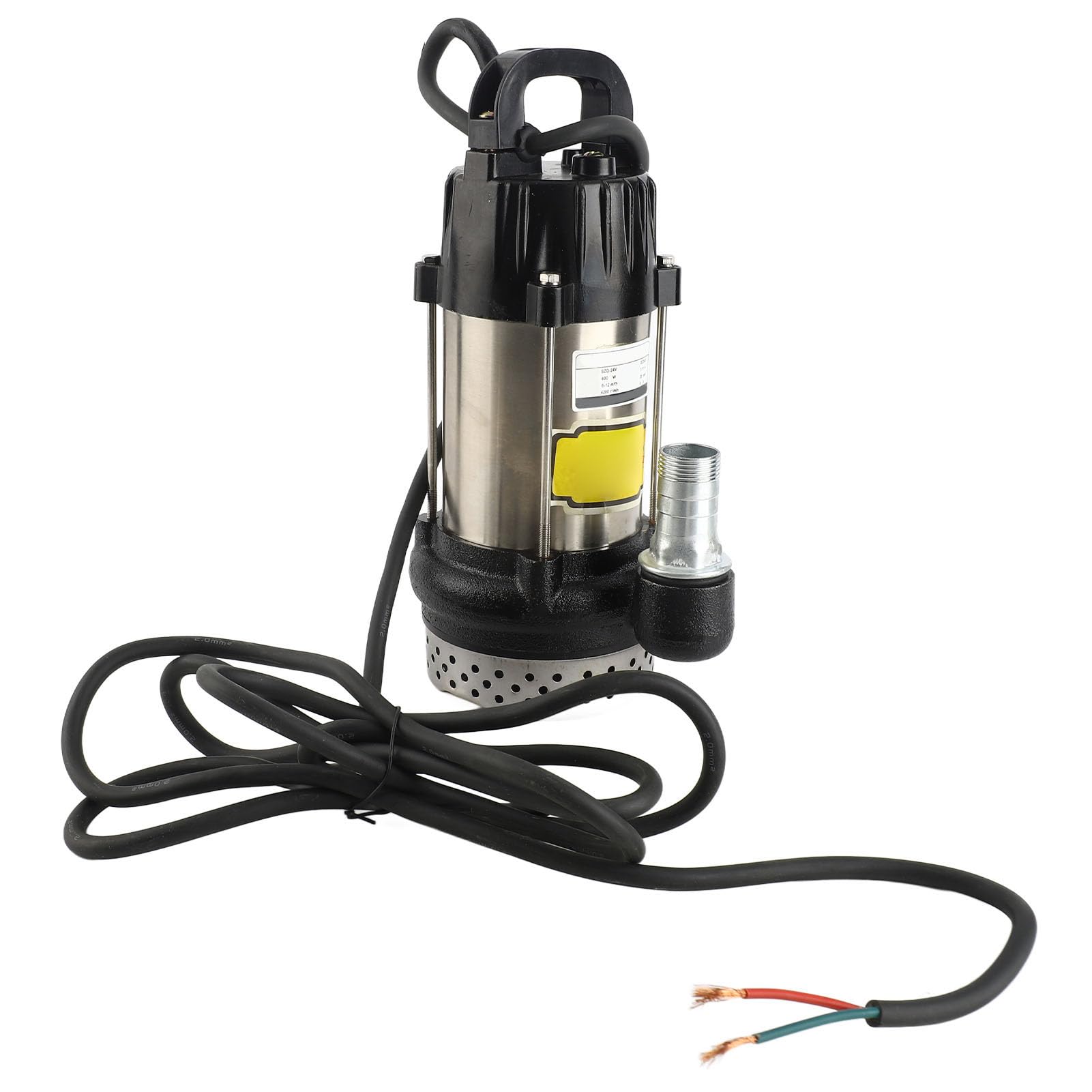 Naroote Bomba de Agua Sumergible, Bomba Sumergible de Agua Sump Pump SZQ Sottomarino SZQ - 24V 400W DC24V 1in Pompa Sommersi a DC Spazzole Senza Spazzole SCUPA