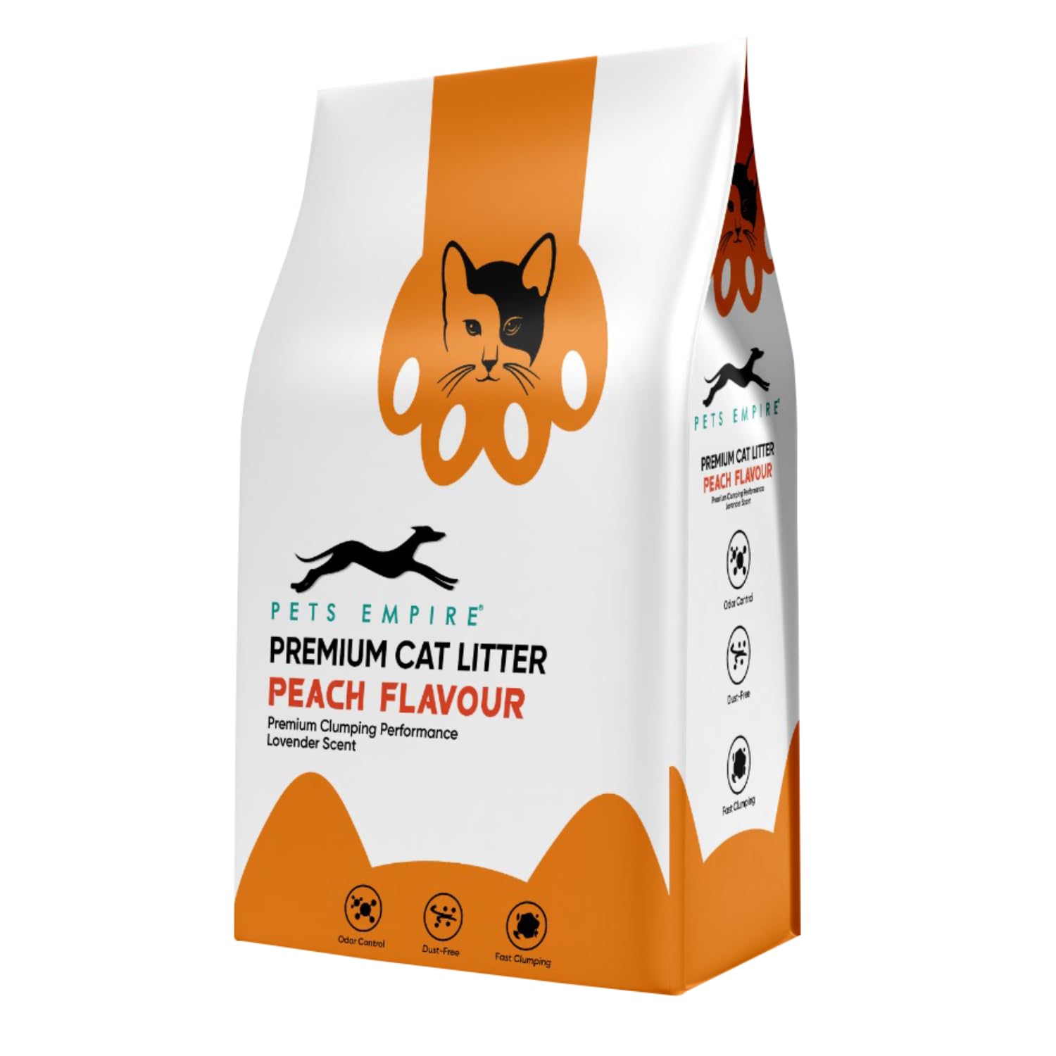 Pets Empire Bentonite Cat Sand Litter (5kg)| Peach Flavour Scented | Highly Absorbent Natural Mineral | Long Lasting No Dust Kitty Litter | Scoopable, Hard Clumping | for Multiple Cats (B09R23PS9T) Amazon Price History, Amazon Price Tracker