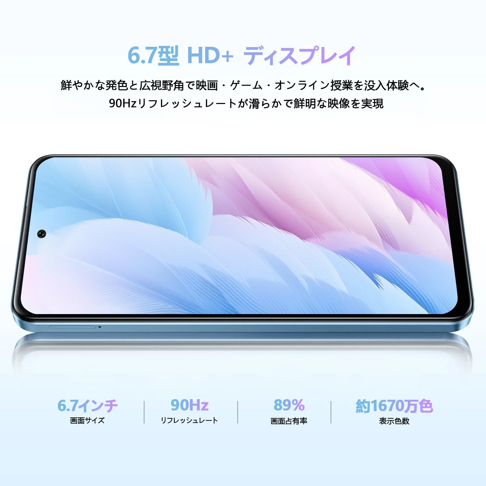 Amazon | OUKITEL C58 SIMフリー スマートフォン 本体 16GB RAM+