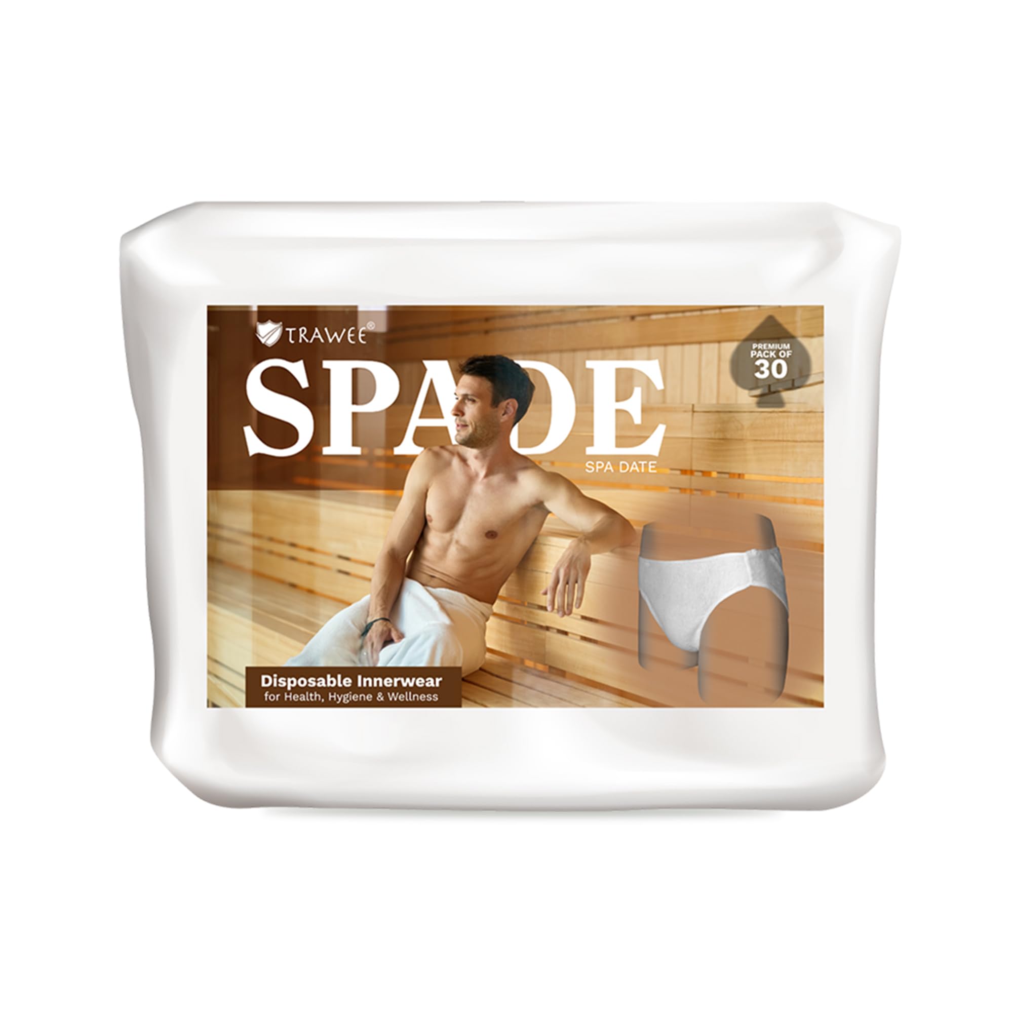 Disposable Spa Briefs for Men | Non-Transparent with Sweat Absorption | Soft Comfortable Body Fit - Pack of 30-image-49