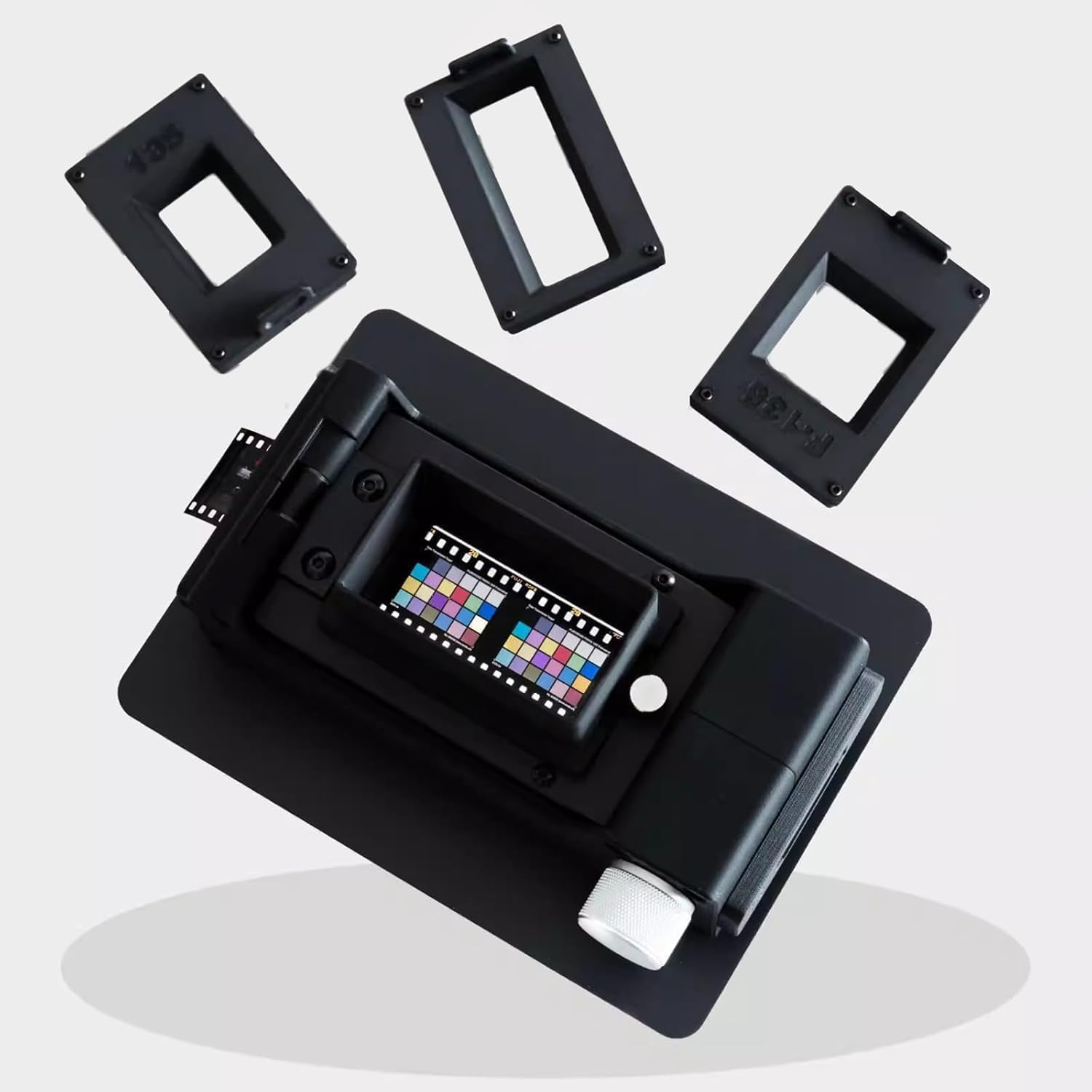 Slide Scanner Convert, Scanner Per Pellicole Mobile, Adattatore Per La Digitalizzazione Di Diapositive E Negativi, Con Luce Led E Porta Pellicole 120/135, Scansiona E Salva Vecchie Pellicole E