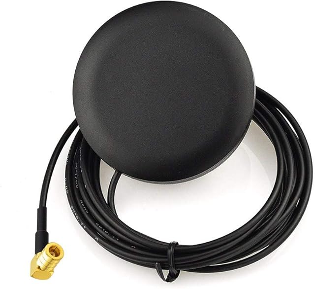Eightwood DAB Aerial Car Aerial SMB Male Adapter Digital AM/FM Anlog Radio Aerial Glass Mount 300cm 9.8ft Extension Cable Compatible for Blaupunkt Pioneer Clarion Kenwood Alpine JVC