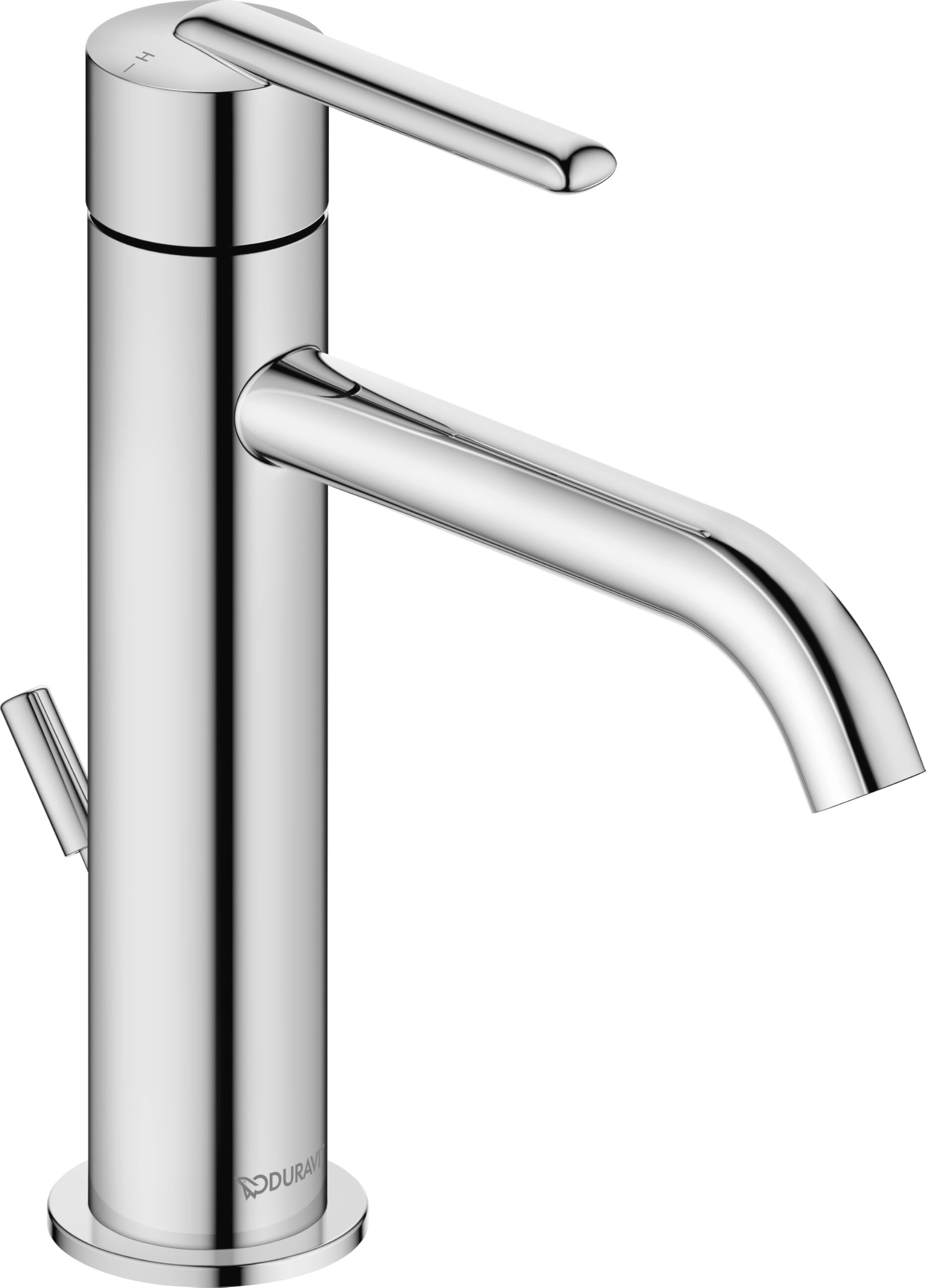 Mitigeur de lavabo Duravit BA1023001010 chromé Balcoon pour salle de bain