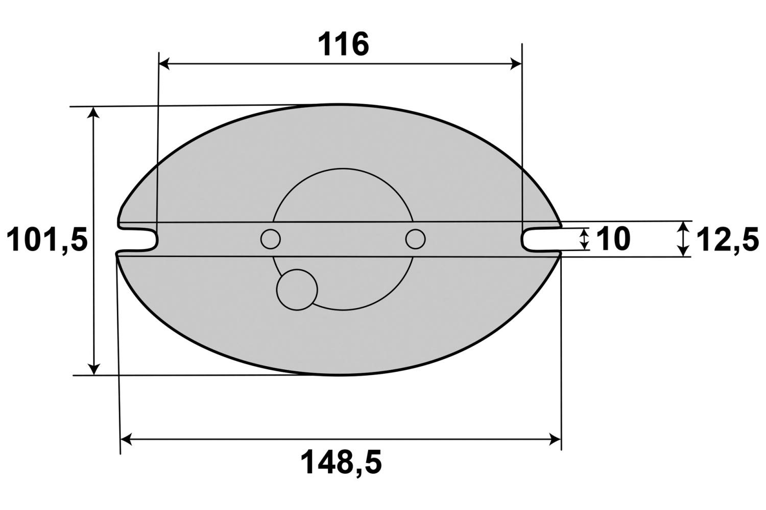 PAULIMOT Maschinenschraubstock 50 mm Backenbreite 360° drehbar