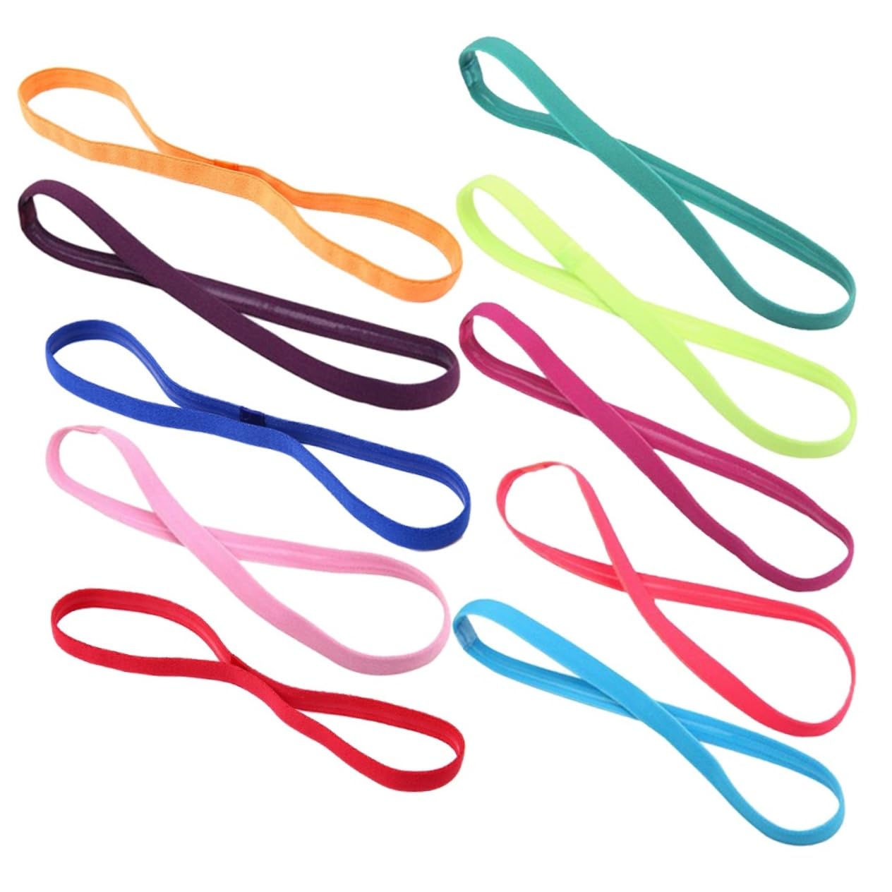 MAGICLULU 30 Piezas Banda Para El Cabello Aro De Pelo Accesorios Para El Cabello Diadema Turbante Diademas Para Niñas Diademas De Yoga Cuerda Elástica Europeo y Americano Aptitud Física