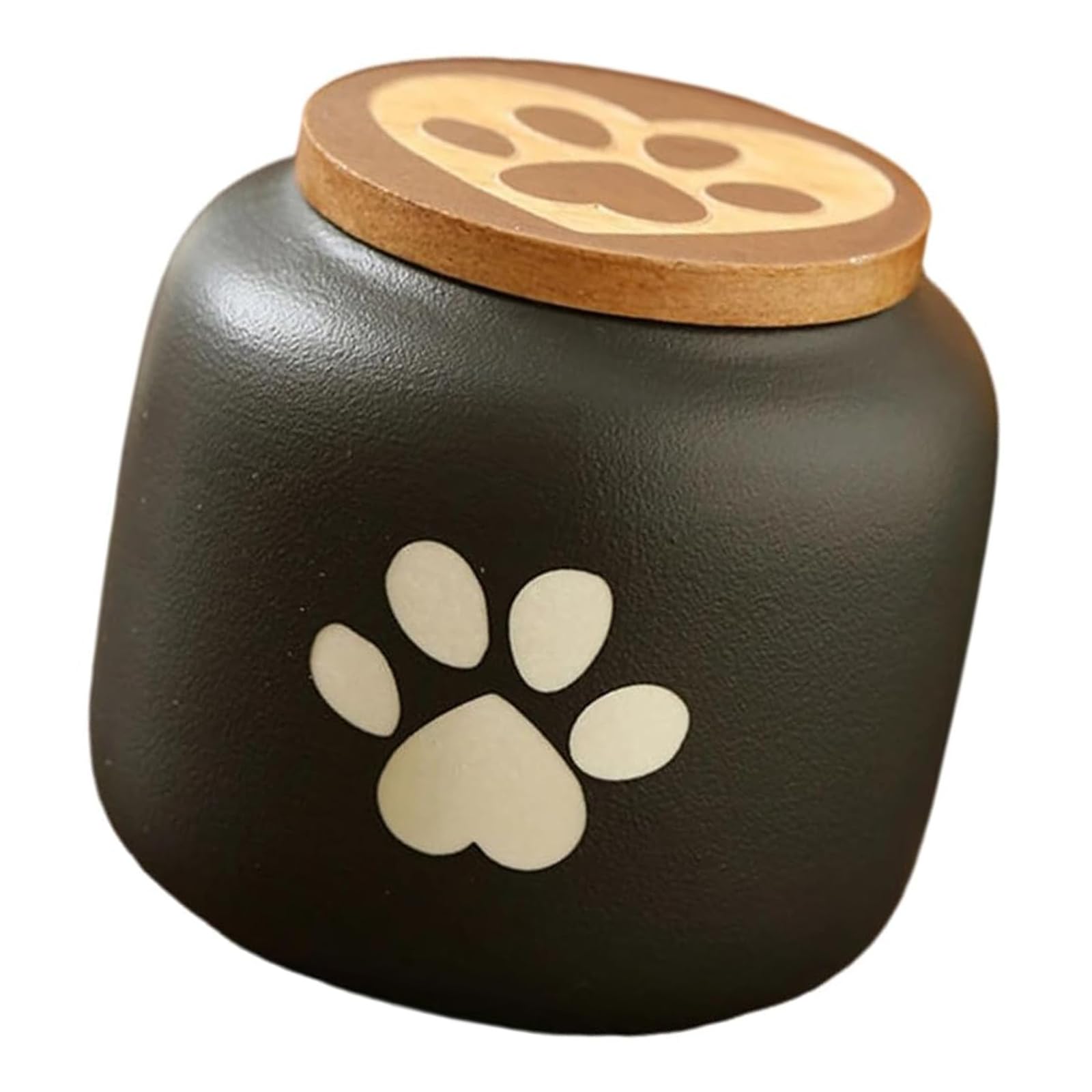 Wo Lai Gou Pet Memorial Cremation Urns, Pet Urn For Ashes, Paw Print Memorial Jar, Sealed Keepsake Container For Cat And Dog Remembrance