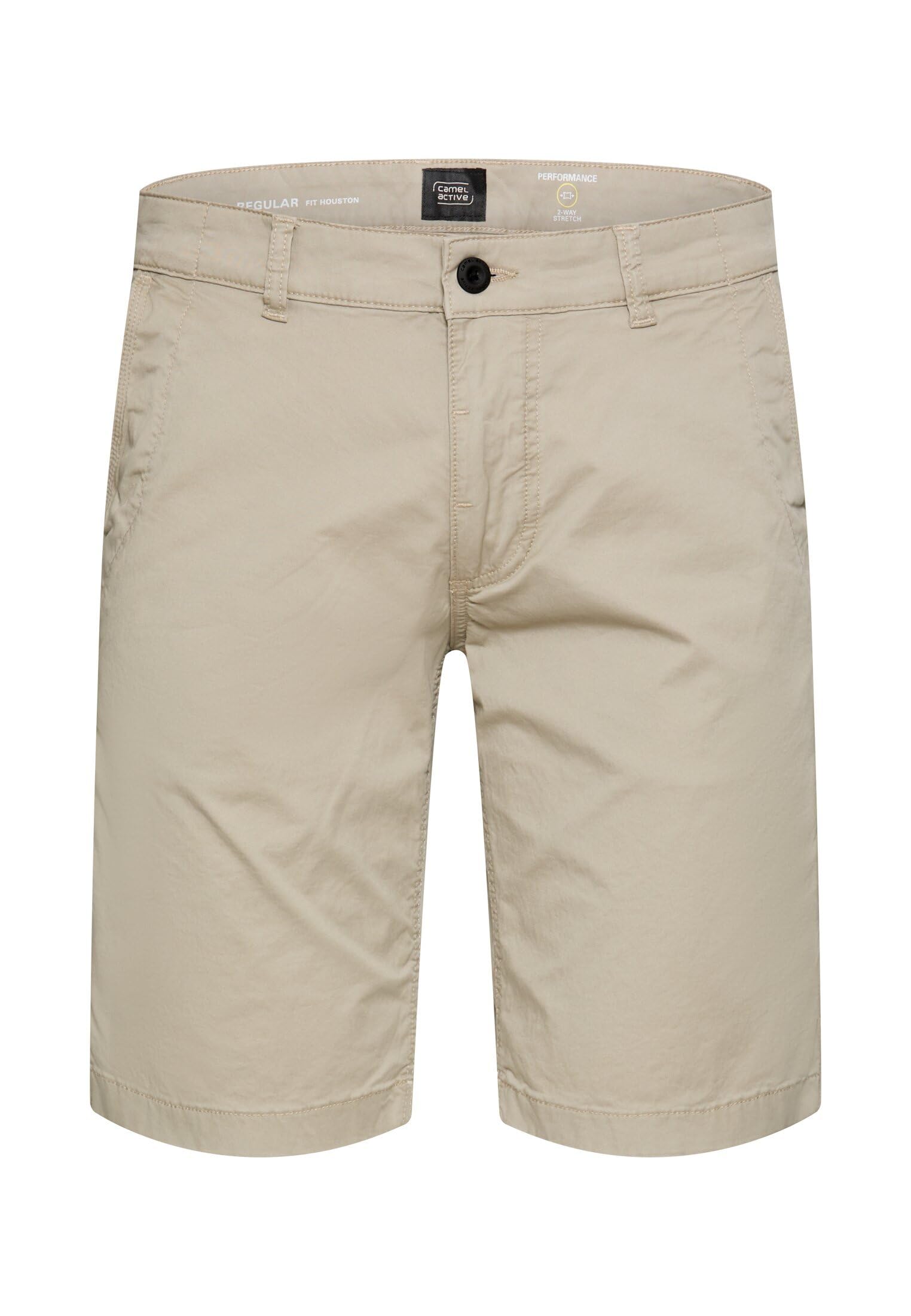 camel active Herren Bermuda Shorts | Bermuda Shorts aus Baumwolle mit Reißverschluss und praktischen Staumöglichkeiten für Freizeit und Alltag