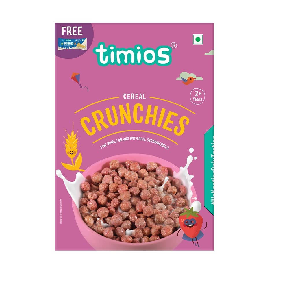 Timios Crunchies Breakfast Cereals with Probiotics Belligo Free - Pack of 2 (B084MJCT6K) Amazon Price History, Amazon Price Tracker