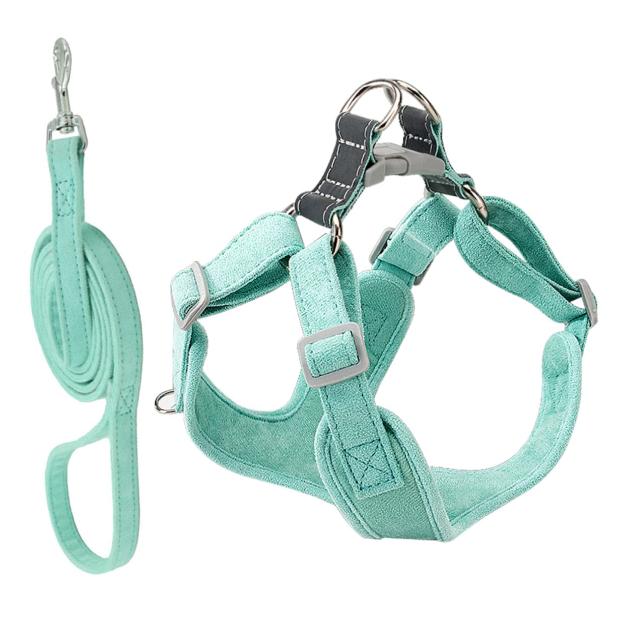 HAPINARY 1set Convenient Dog Leash Ergonomic Vest for Secure Control for Walking Training XXS Comfortable Pet Accessory