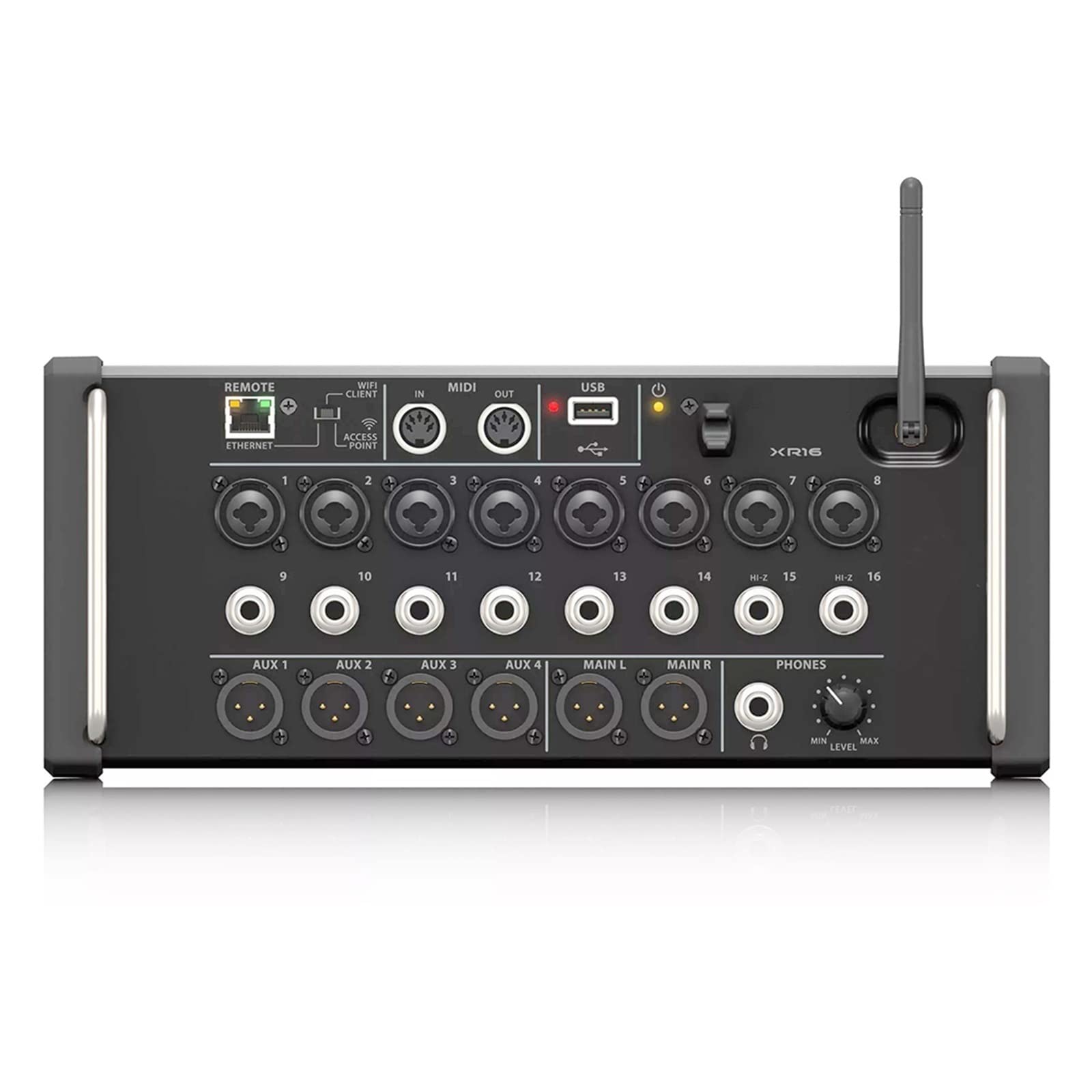 Mikser audio, XR16/XR18/MR18 16/18-kanałowy profesjonalne cyfrowe studio miksujące konsola do nagrywania Dj Studio Wifi Cyfrowy mikser Jakość dźwięku (kolor: Nero, rozmiar: MR18)