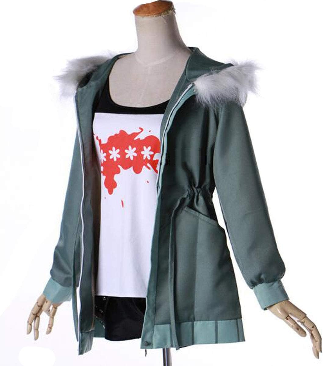 Poetic Walk Anime Cosplay Womens Costume Fleece Coat Tshirt Shorts Uniform Suit Outfit Costume