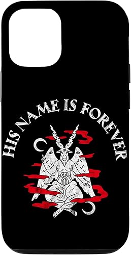 Miniatura 4 de Funda para iPhone 14 Pro Max Goth Gothic Ocultit Baphomet His Name Forever Grunge Lucifer