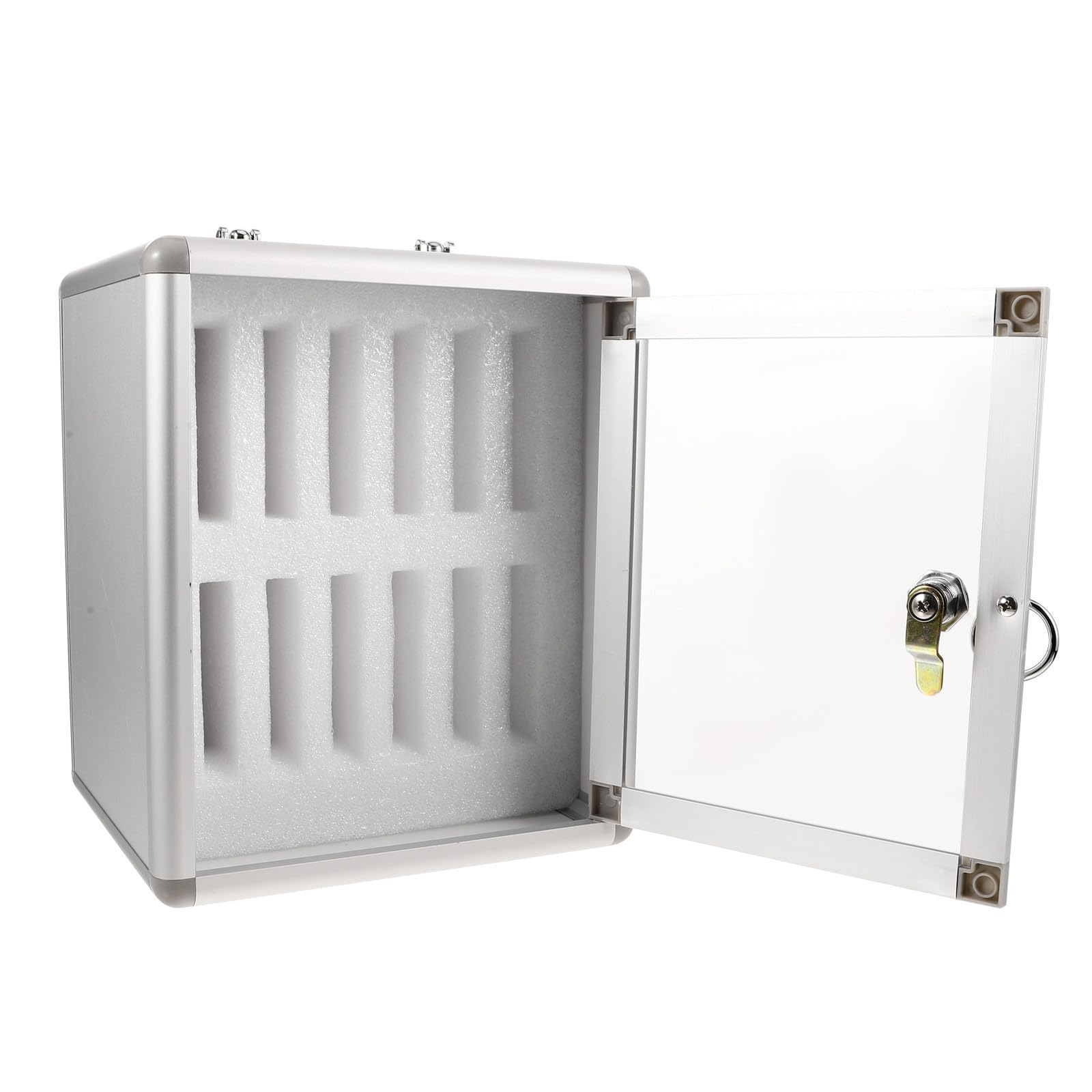 Boîte de Rangement pour Téléphones Portables, avec Poignée et Serrure
