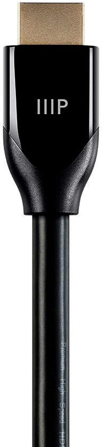 Monoprice 4K Certified Premium High Speed HDMI Cable - 4K60Hz, 18Gbps, HDR, 20ft, Black