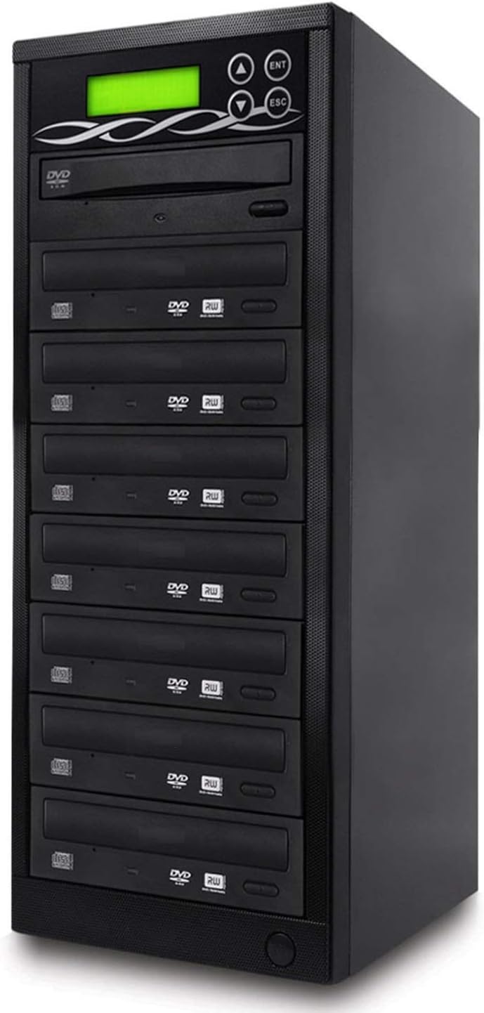SATA DVD Duplicator - 5 Target Standalone CD / DVD Duplicator with SATA DVDRW