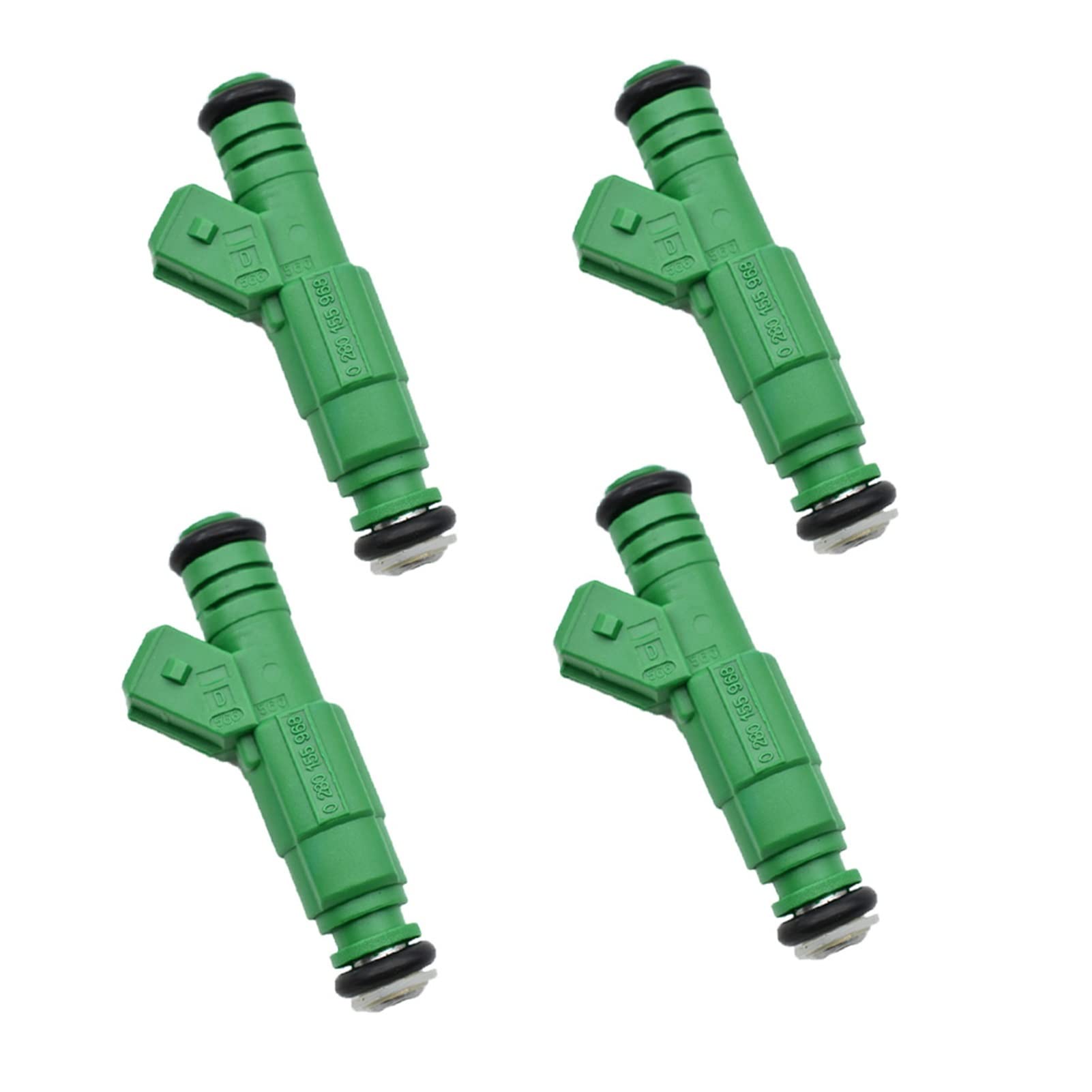 Inyectores cableado 4PCS 440CC 0280155968 Inyector De Combustible para A4 S4 TT 1.8L 1.8T TK-FI440C968-4 Inyección de Combustible